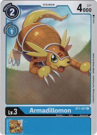 <transcy>デジモンカードVer1.0アルマジモンBT1-027C</transcy>
