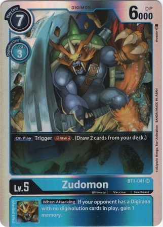 <transcy>デジモンカードVer1.0ズドモンBT1-041SR</transcy>