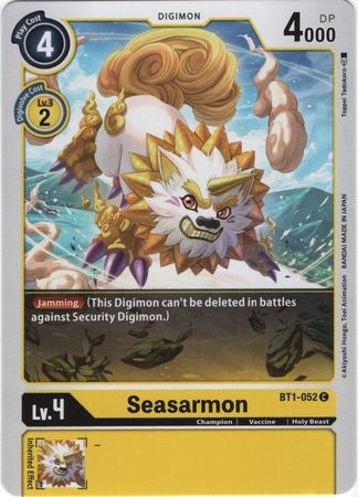 Digimon Card Ver 1.0 Seasarmon BT1-052 C