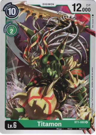 <transcy>Digimon-Karte Ver 1.0 Titamon BT1-080 U</transcy>