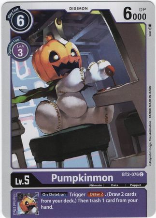 Digimon Card Ver 1.0 Pumpkinmon BT2-076 C