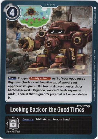 <transcy>Digimon Card Ver 1.0 Ser tilbage på de gode tider BT3-107 U</transcy>