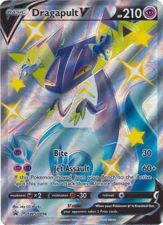 Pokemon Card SWSH Black Star Promos SWSH096 Dragapult V