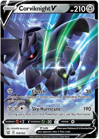 Pokemon Card Battle Styles 109/163 109/163 Corviknight V Ultra Rare –  Brokenvase Games