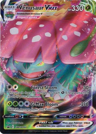<transcy>Pokemon Card SWSH Black Star Promos SWSH102 Venusaur VMAX</transcy>