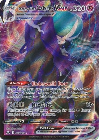 Pokemon Card Chilling Reign 075/198 Shadow Rider Calyrex VMAX Ultra Rare