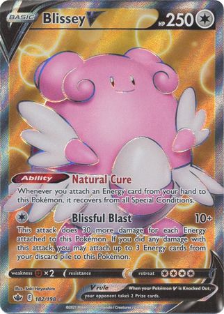 Pokemon Card Chilling Reign 182/198 Blissey V Full Art