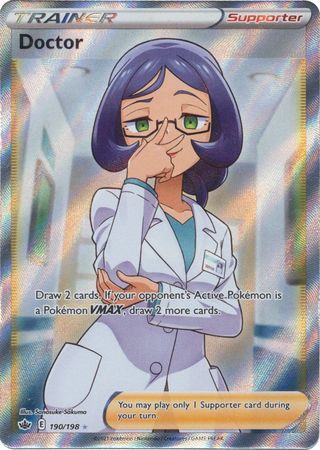Pokemon Card Chilling Reign 190/198 Doctor Supporter Full Art