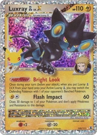 Pokemon Card Celebrations Classic 109/111 Luxray GL LV.X Ultra Rare Brokenvase Games Pokemon Card Celebrations Classic 109/111 Luxray GL LV.X Ultra Rare Brokenvase Games