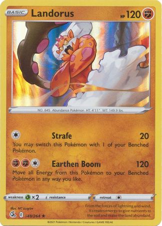 Pokemon Card Fusion Strike 148/264 Landorus Holo Rare