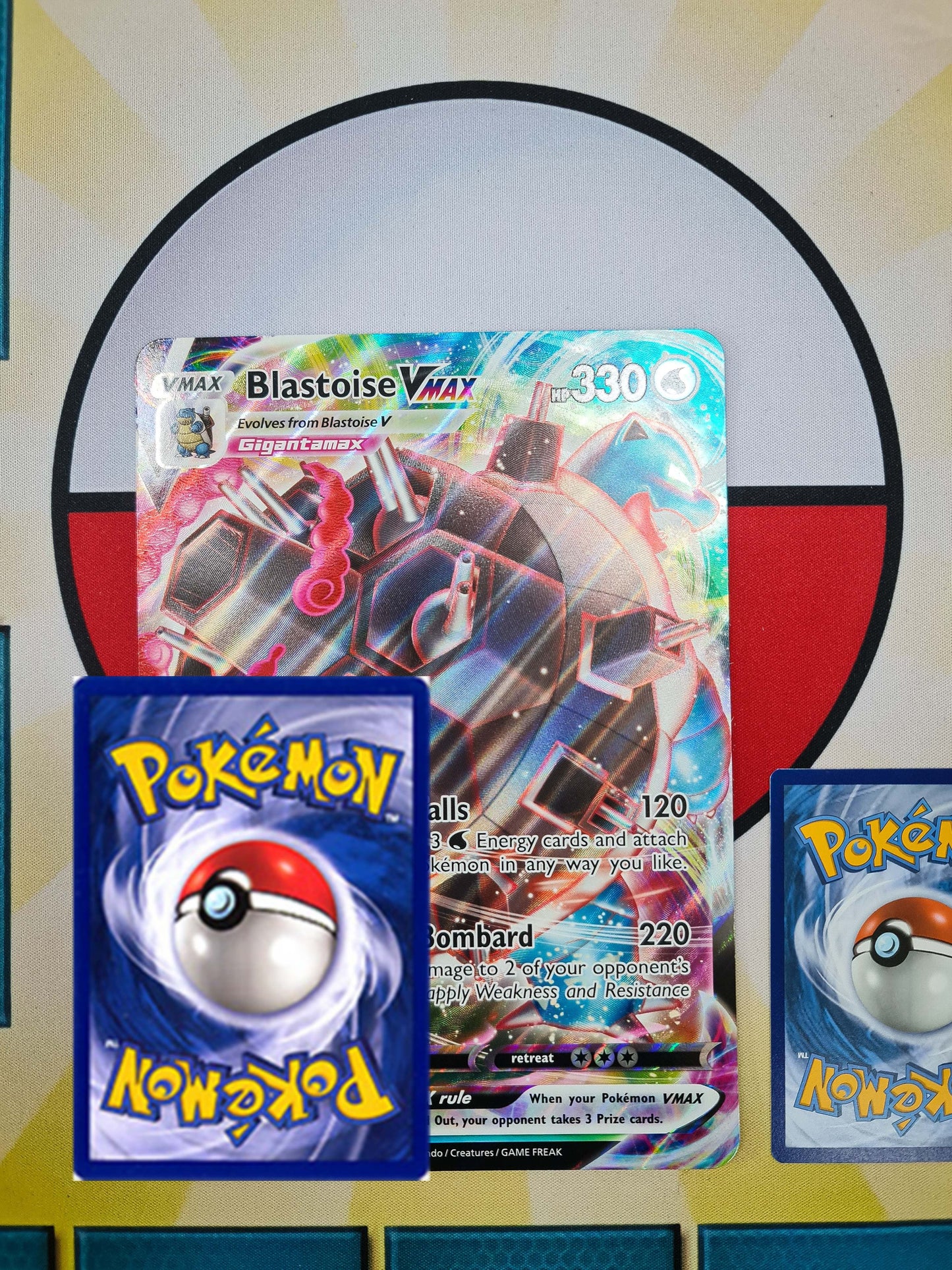 Pokemon Card SWSH Black Star Promos SWSH103 Blastoise VMAX JUMBO OVERSIZED