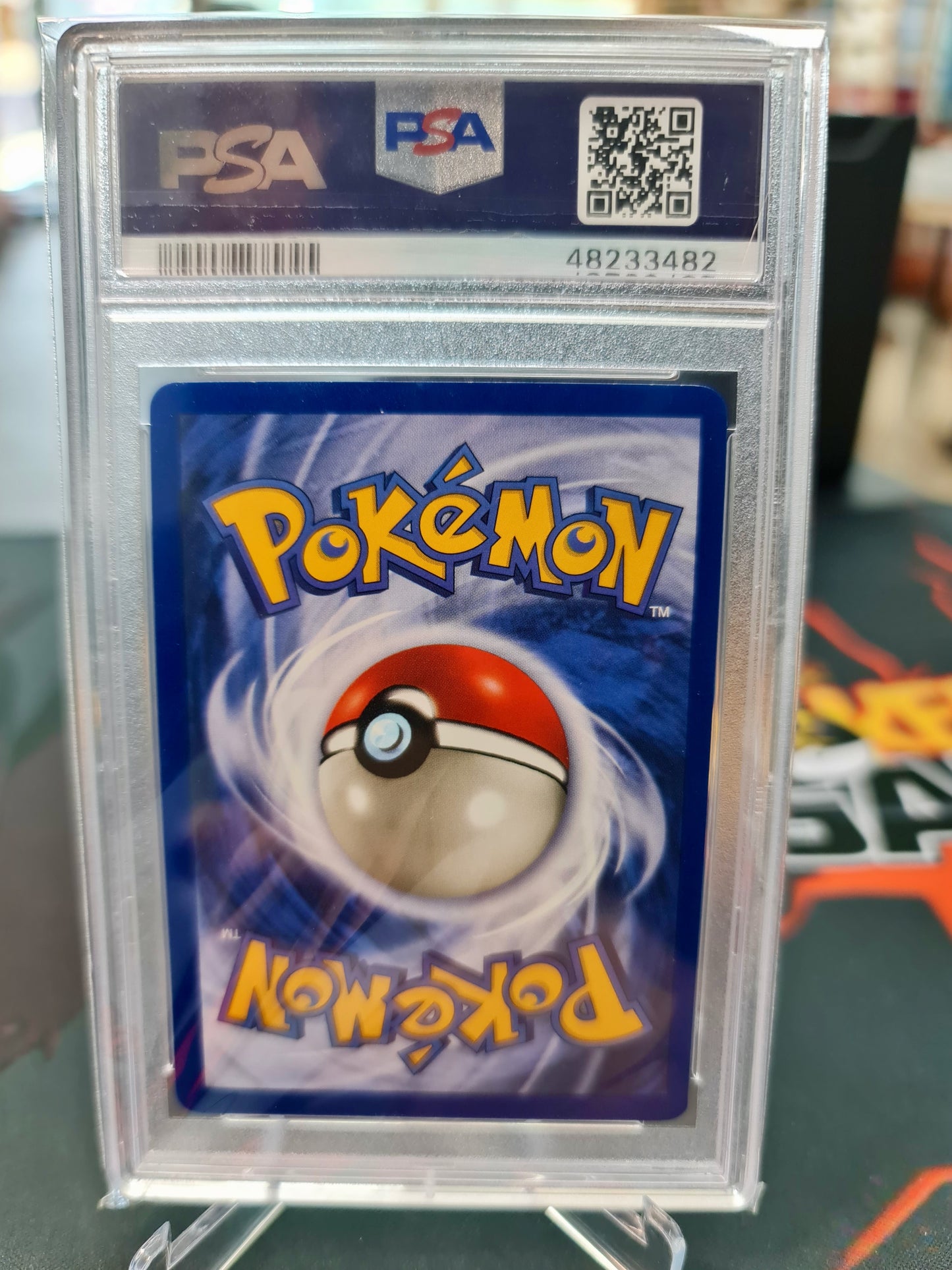 Pokemon Card Fossils Unlimited Lapras 10/62 Holo PSA 7