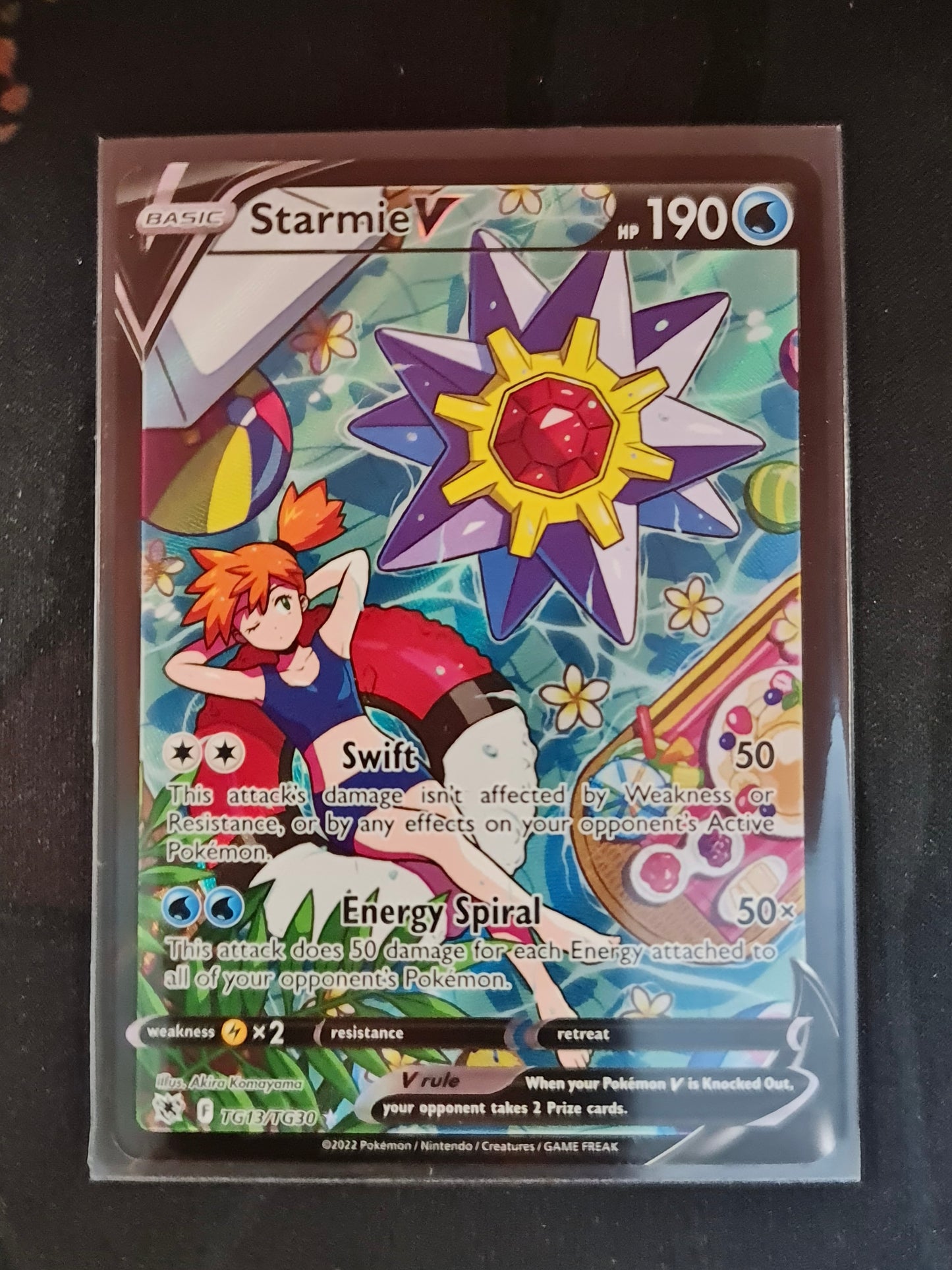 Pokemon Card Astral Radiance Trainer Gallery TG13/TG30 Starmie V Ultra Rare *MINT*