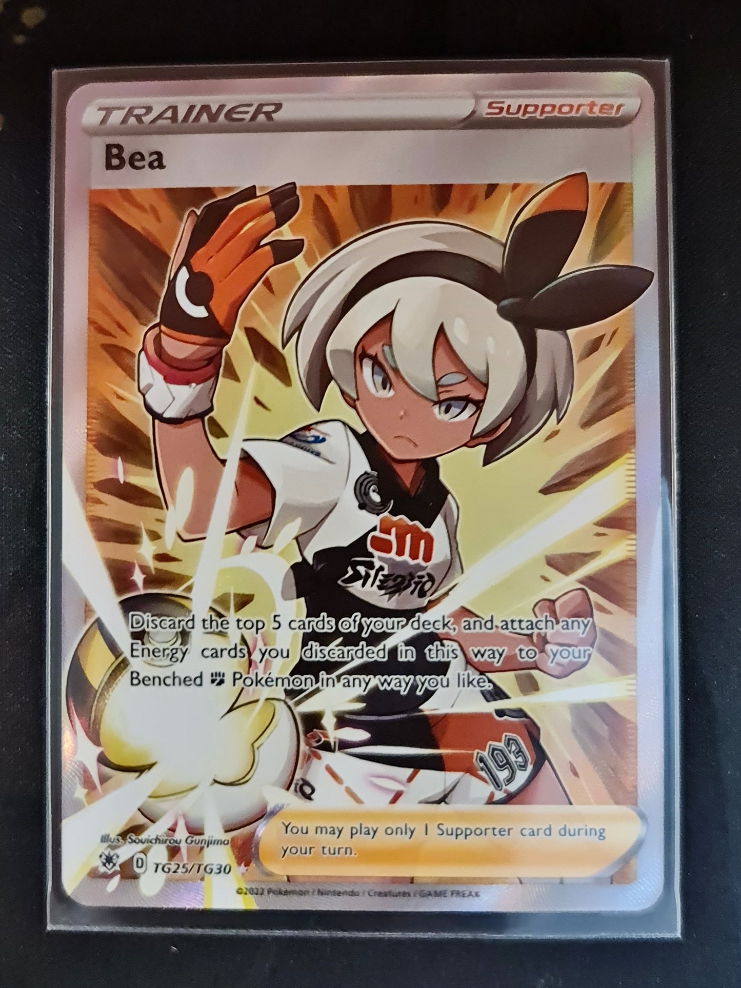 Pokemon Card Astral Radiance Trainer Gallery TG25/TG30 Bea Supporter Full Art