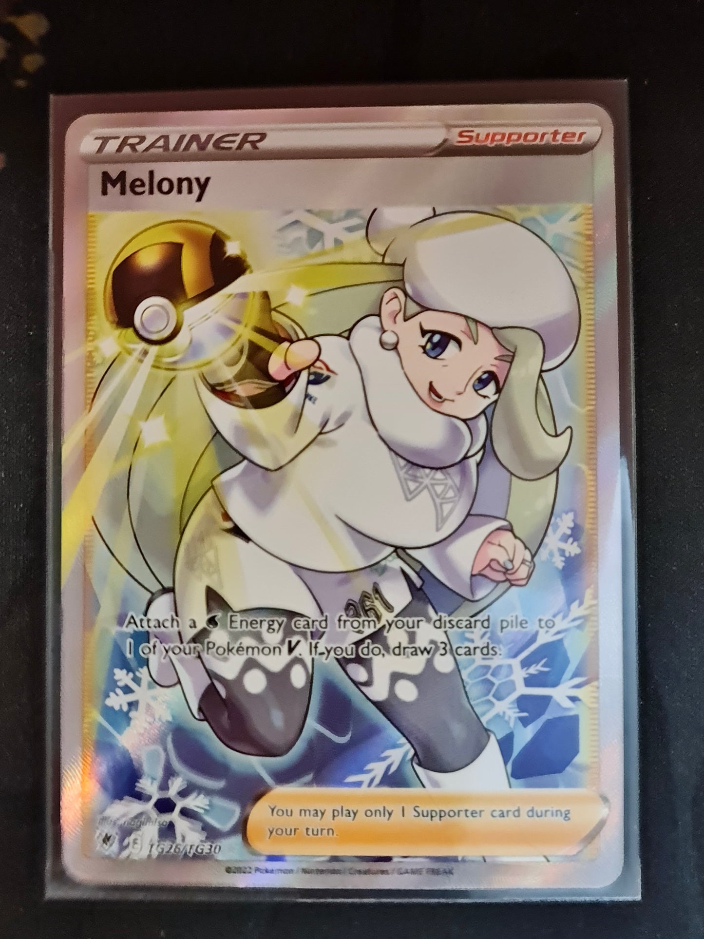 Pokemon Card Astral Radiance Trainer Gallery TG26/TG30 Melony Supporter Full Art