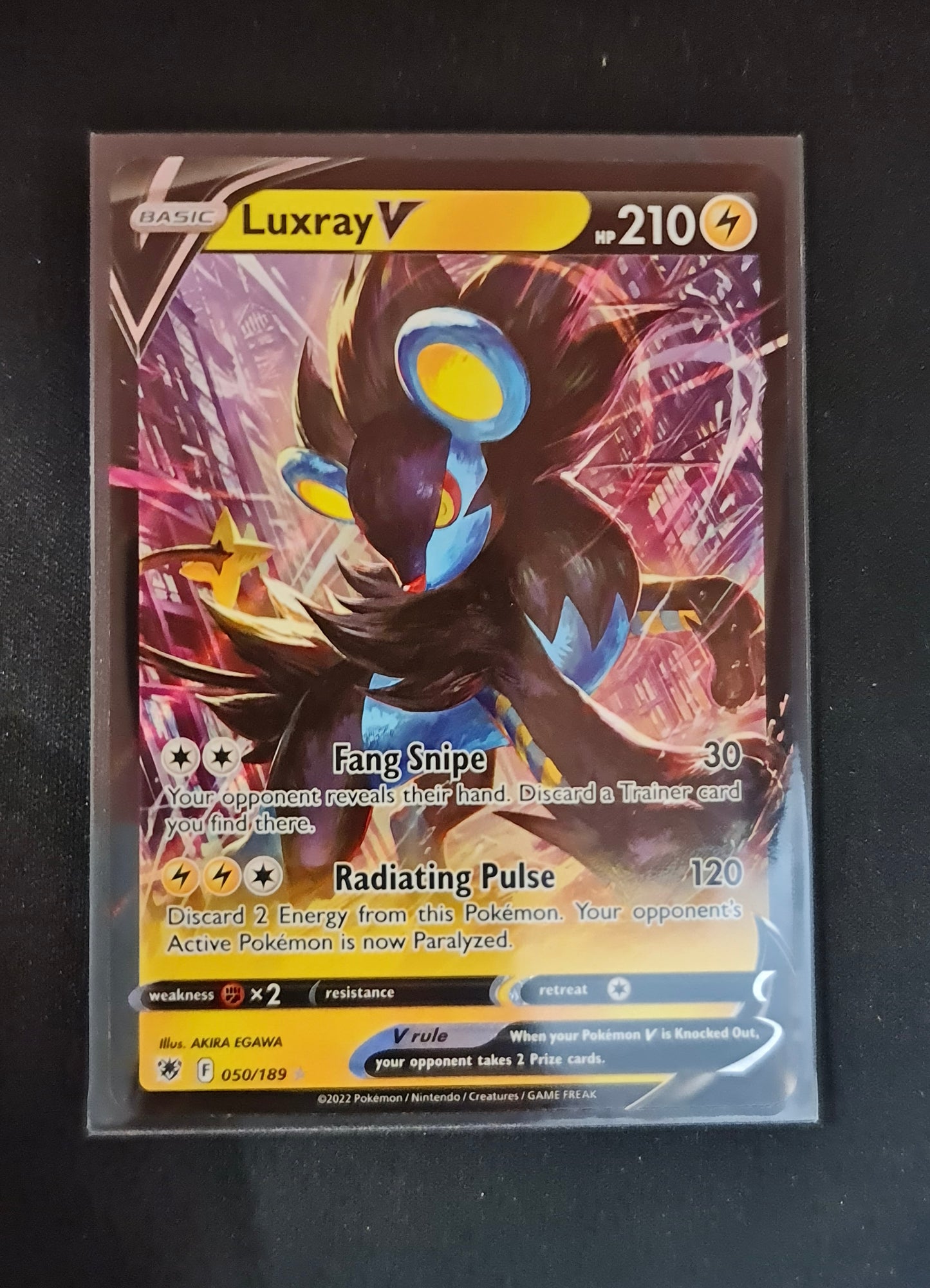 Pokemon Card Astral Radiance 50/189 050/189 Luxray V Ultra Rare *MINT*