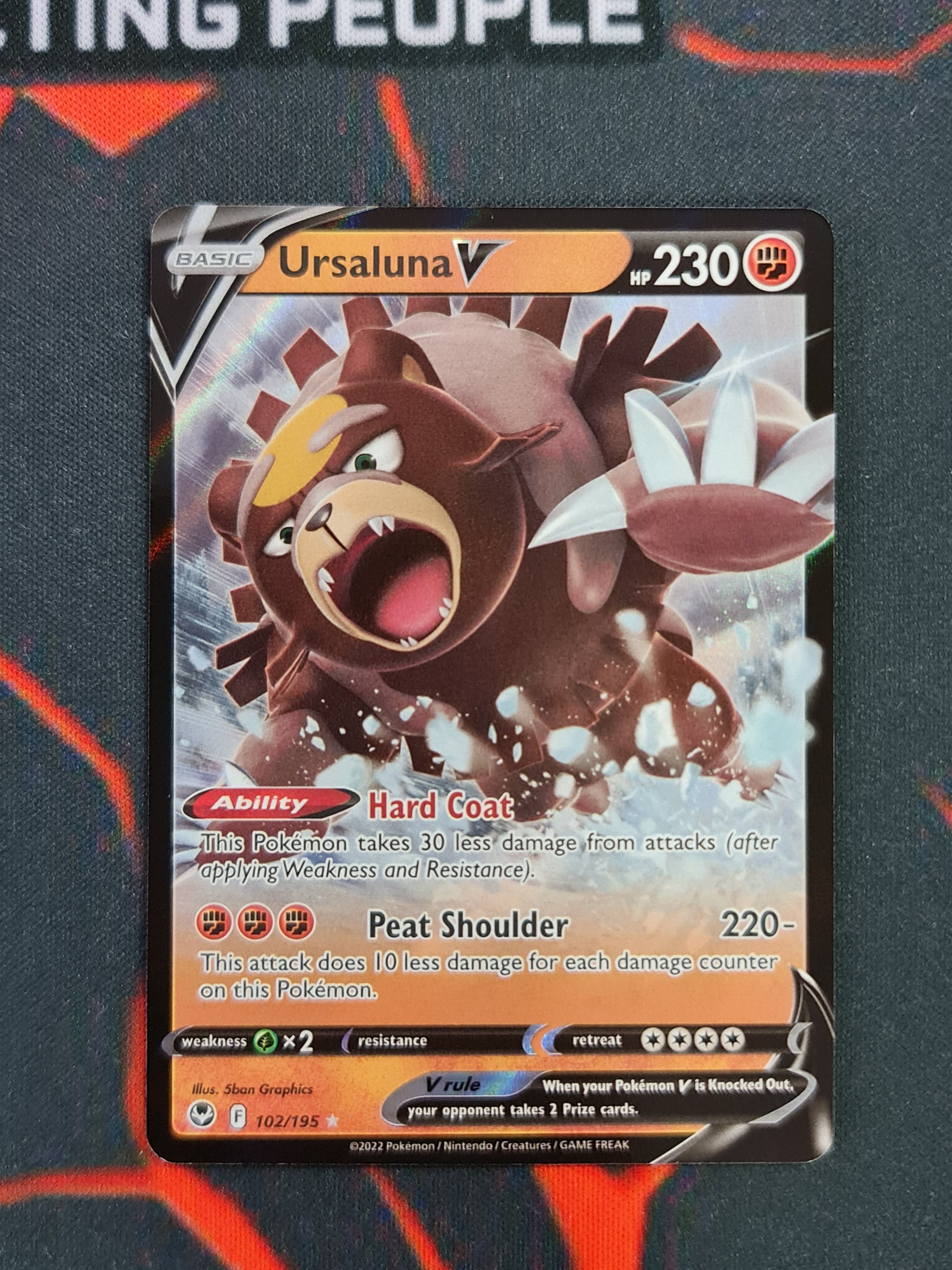 Pokemon Card Silver Tempest 102/195 Ursaluna V Ultra Rare *MINT* –  Brokenvase Games