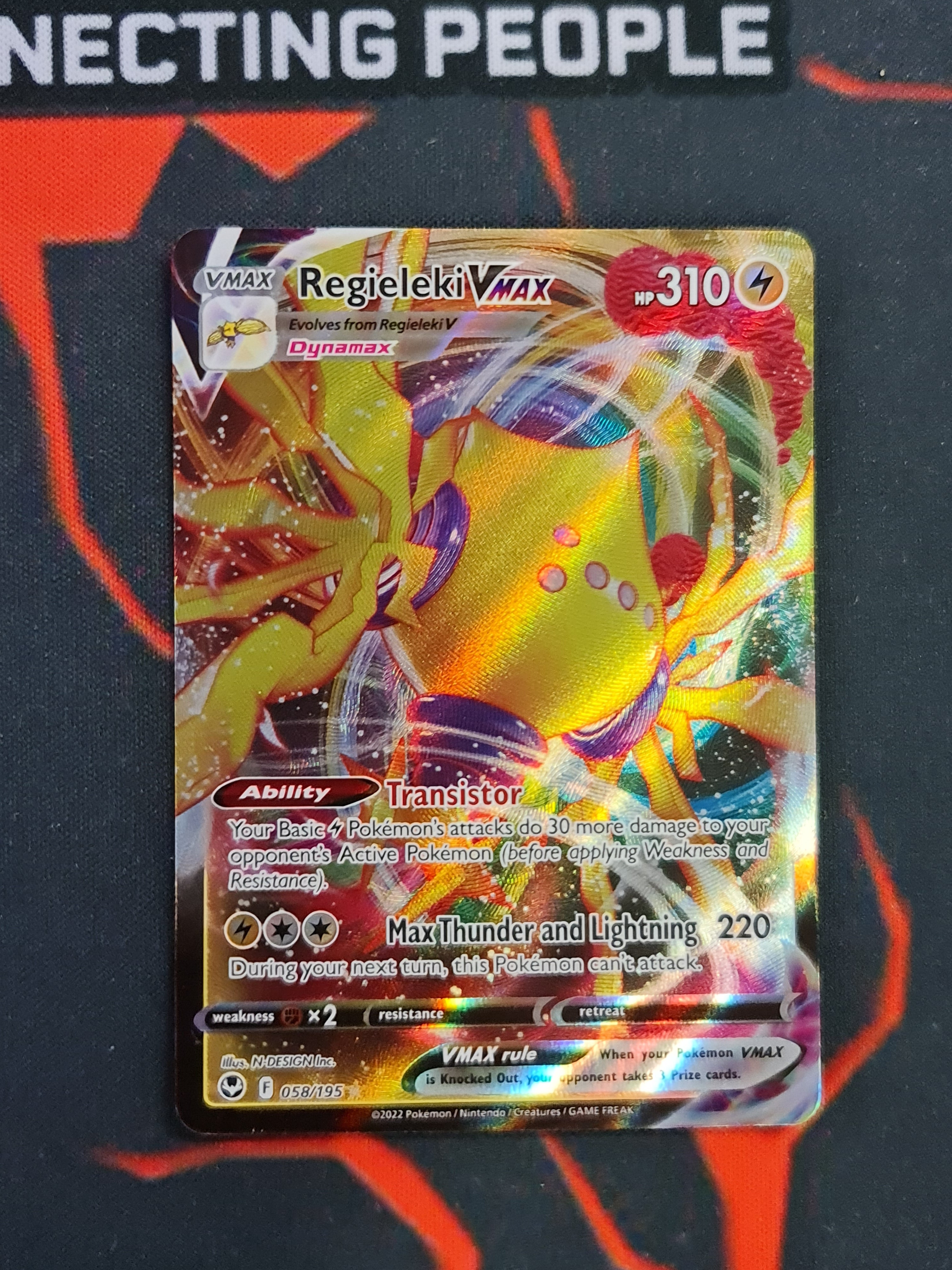 Pokemon Card Silver Tempest 058/195 58/195 Regieleki VMAX Ultra Rare * –  Brokenvase Games