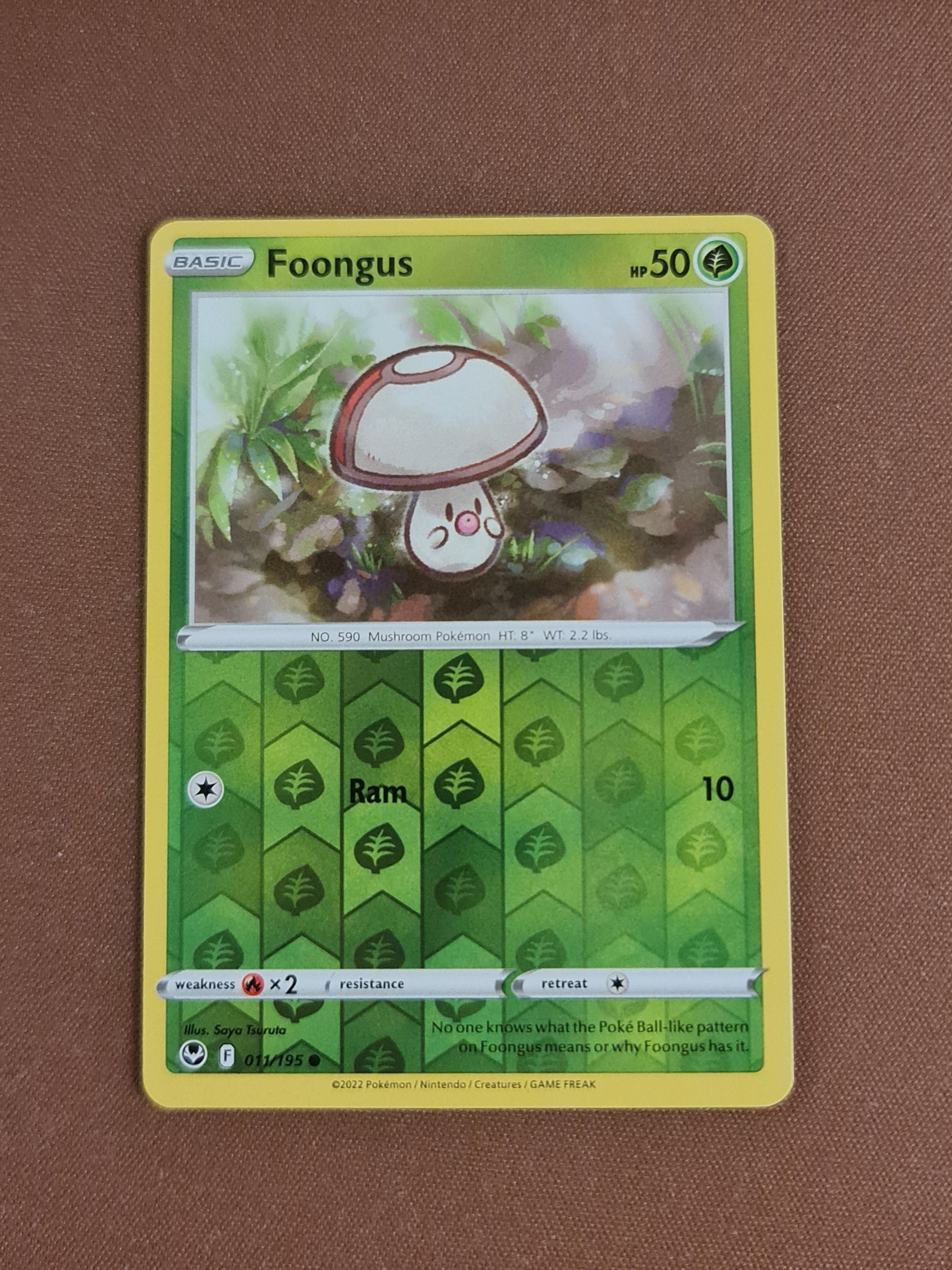 foongus pokemon card Pokemon Card Silver Tempest 011/195 11/195 Foongus Reverse Holo Common –  Brokenvase Games