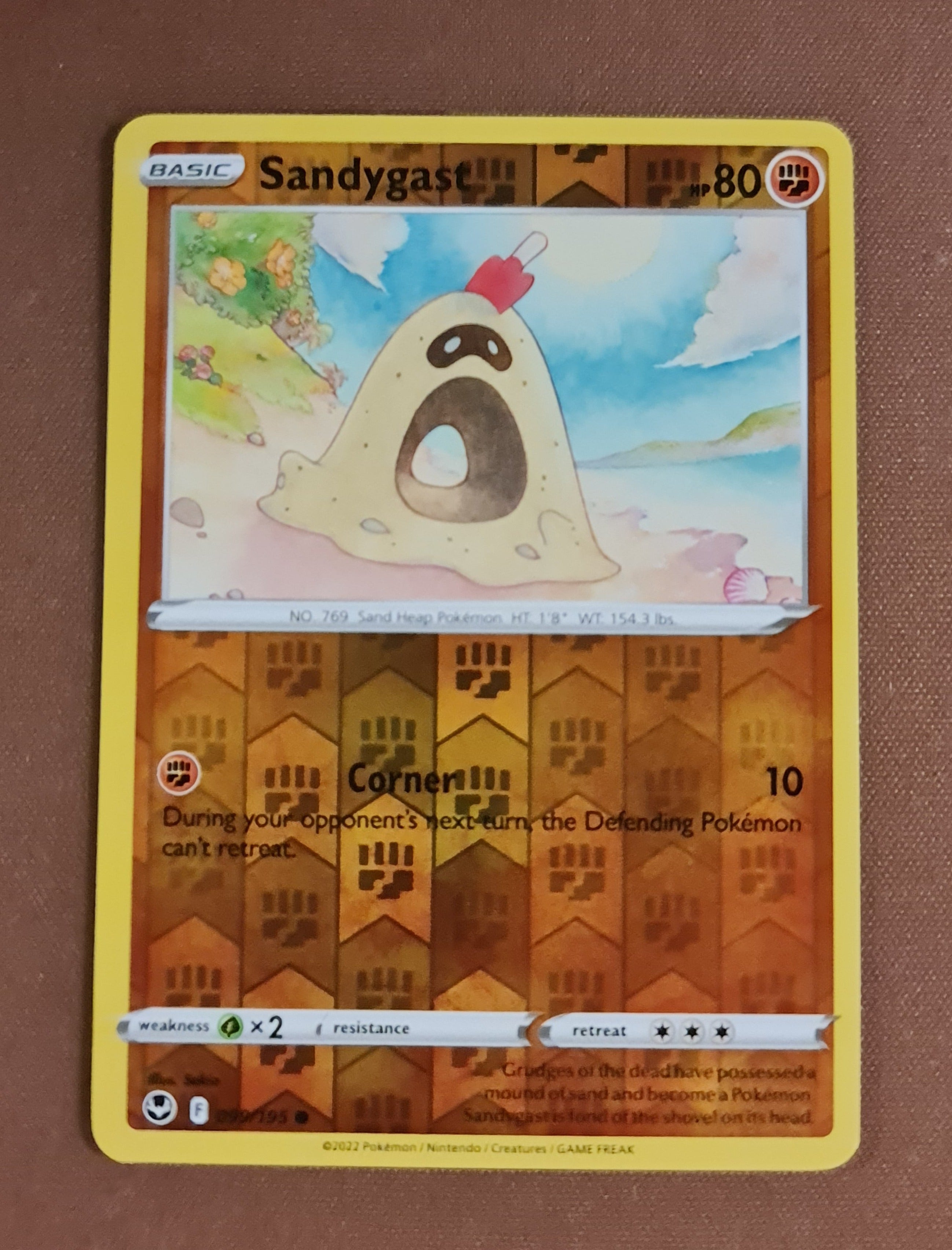 Pokemon Card Silver Tempest 099/195 99/195 Sandygast Reverse Holo Comm Brokenvase Games Pokemon Card Silver Tempest 099/195 99/195 Sandygast Reverse Holo Comm Brokenvase Games