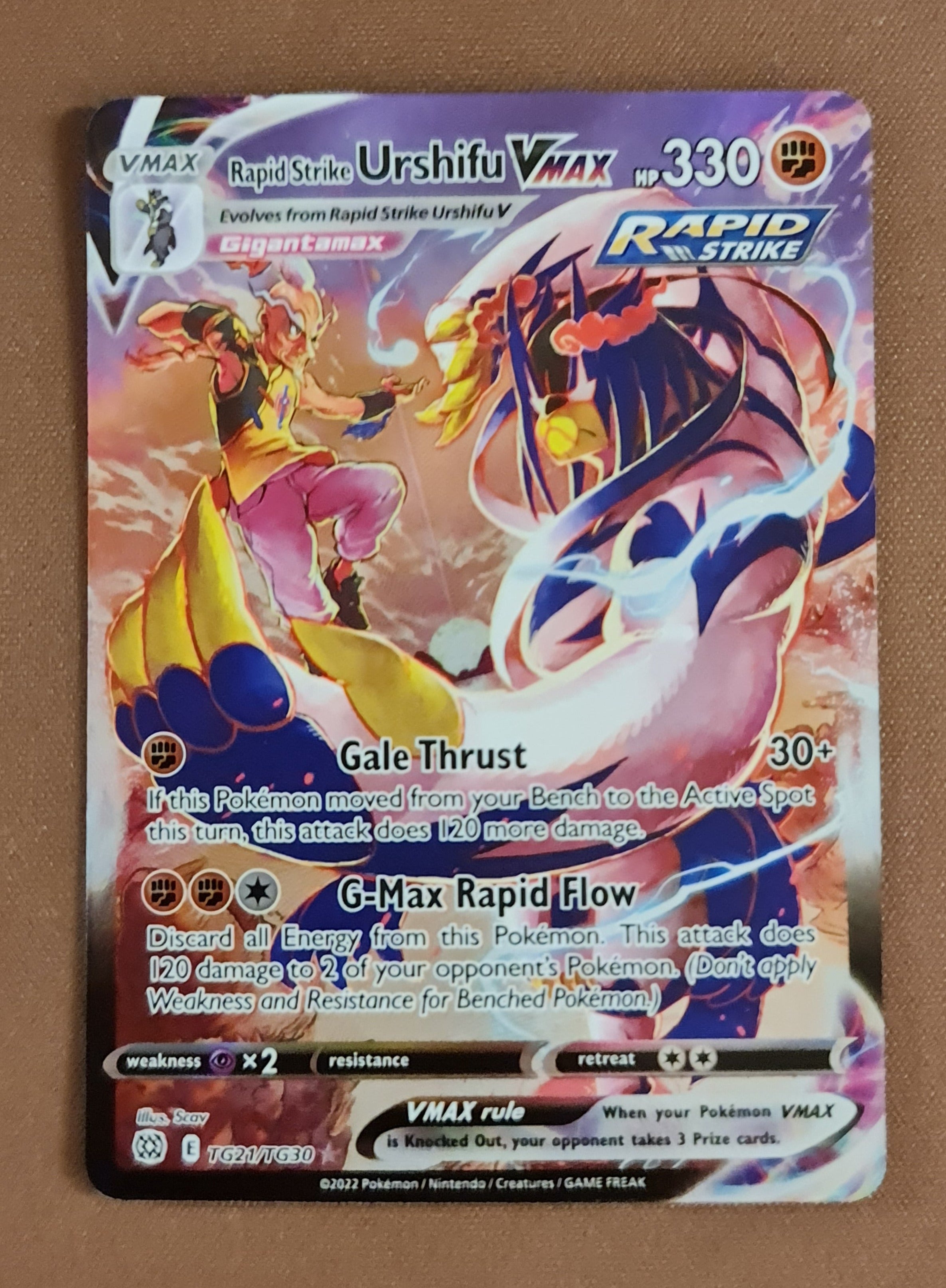 rapid strike urshifu vmax pokemon card value Pokemon Card Brilliant Stars TG21/TG30 Rapid Strike Urshifu VMAX Ultra –  Brokenvase Games