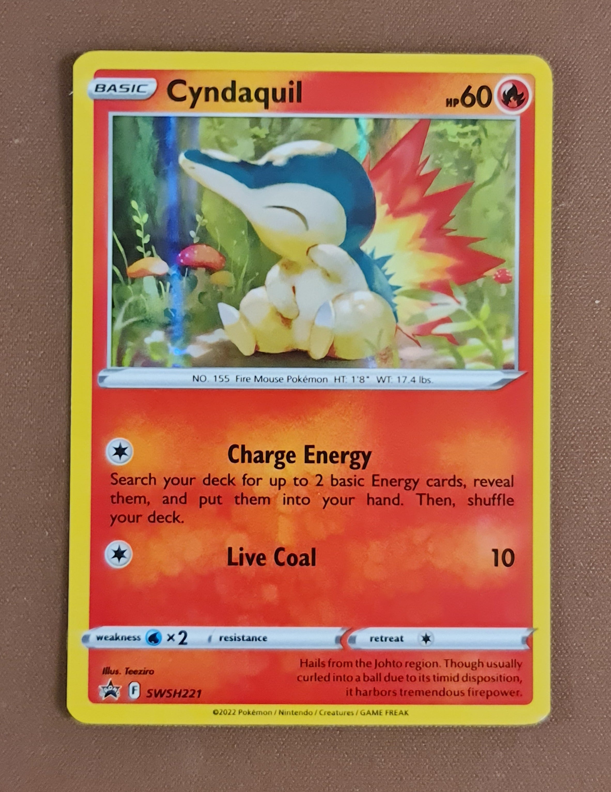 Pokemon Card SWSH Black Star Promos SWSH221 Cyndaquil Brokenvase Games Pokemon Card SWSH Black Star Promos SWSH221 Cyndaquil Brokenvase Games