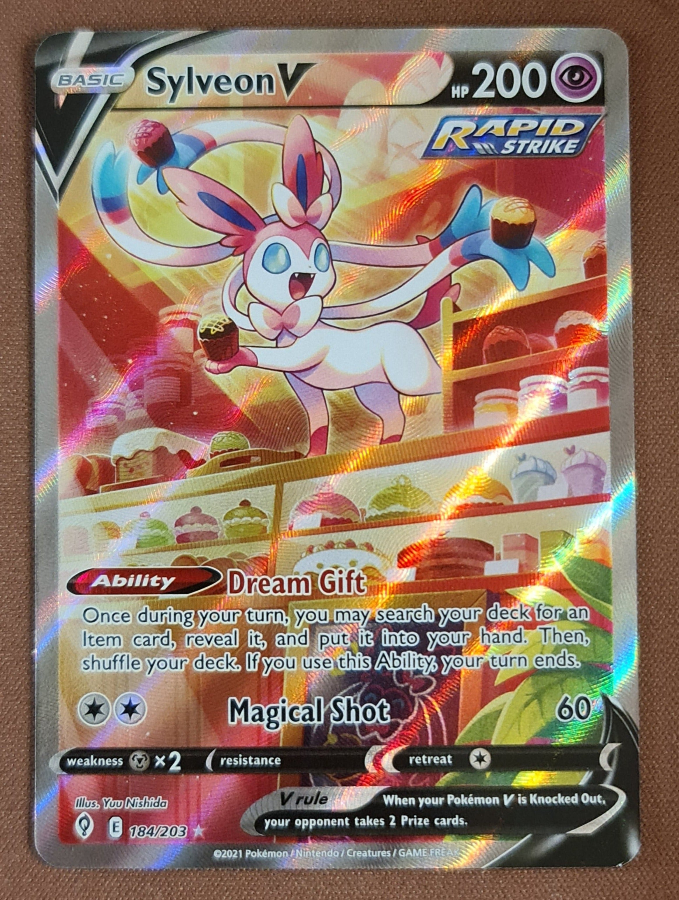 Sylveon-V (184/203), Busca de Cards