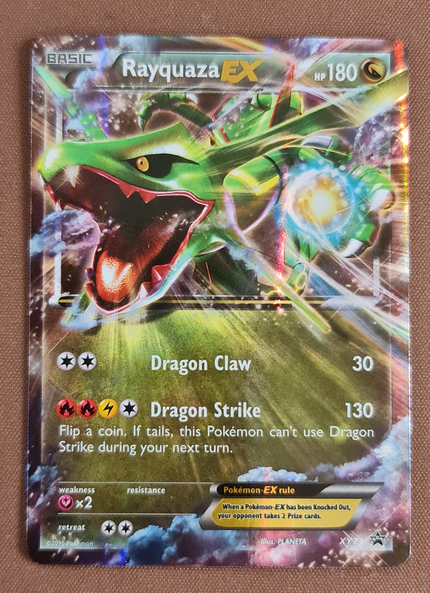 Pokemon Card XY Promo XY73 Rayquaza EX