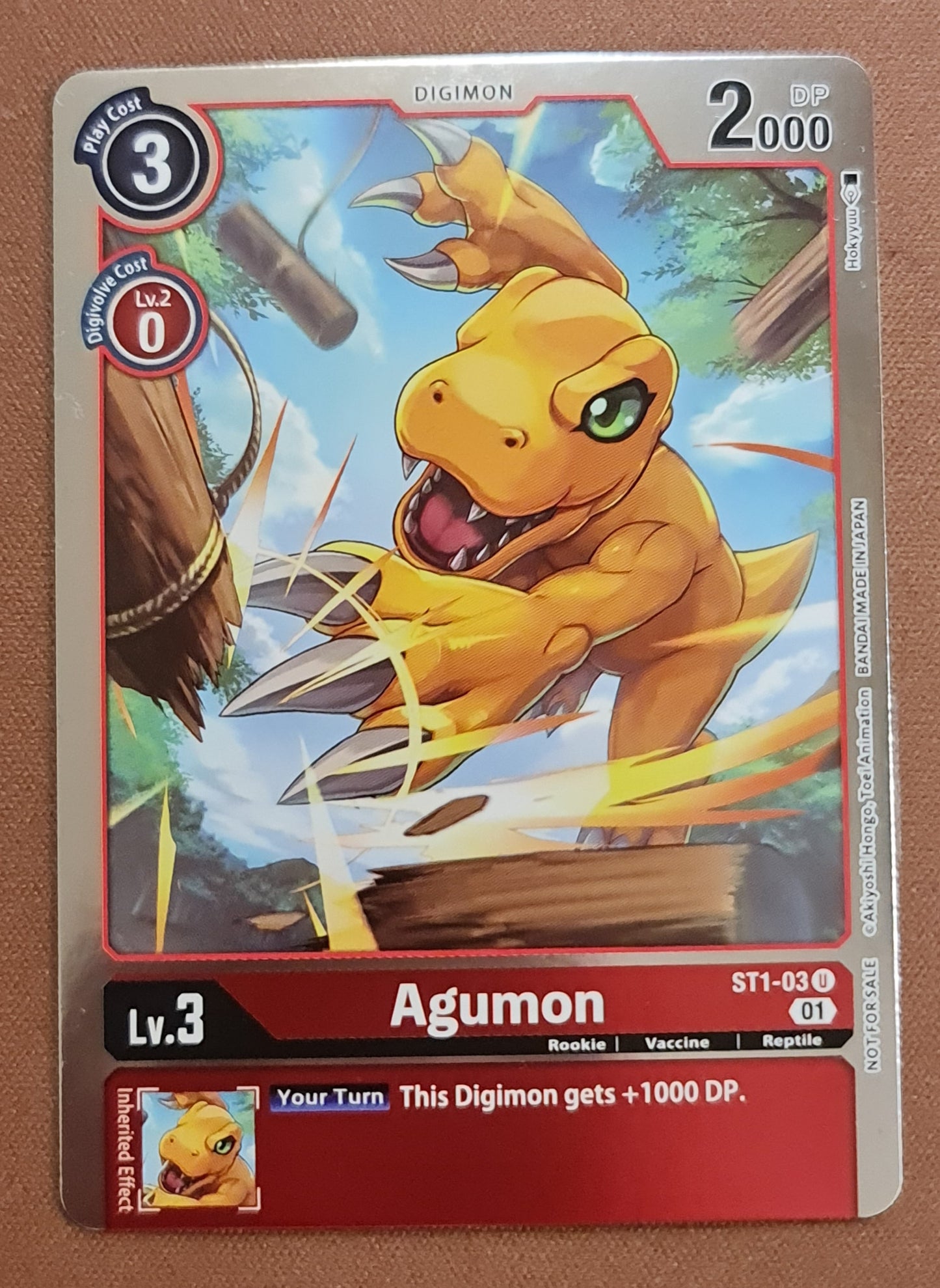 Digimon Card Agumon ST1-03 "Special Entry Pack"