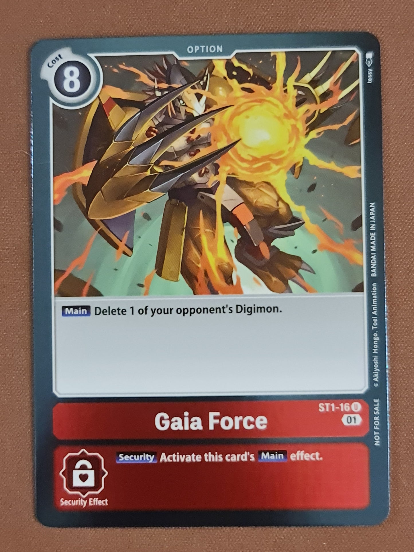 Digimon Card Xros Encounter Gaia Force ST1-16 R