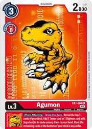 Digimon Card Classic Collection Agumon EX1-001 U