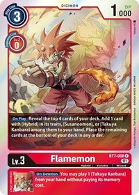 Digimon Card Next Adventure Flamemon BT7-008 R