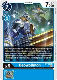 Digimon Card Next Adventure Beowolfmon BT7-025 U
