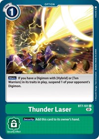 Digimon Card Next Adventure Thunder Laser BT7-101 C