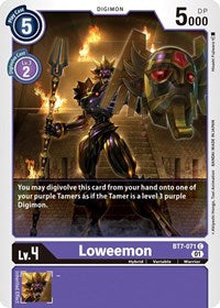 Digimon Card Next Adventure Loweemon BT7-071 C