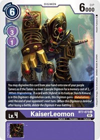 Digimon Card Next Adventure KaiserLeomon BT7-073 U