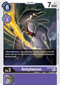 Digimon Card Next Adventure Antylamon BT7-074 C
