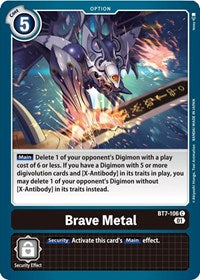 Digimon Card Next Adventure Brave Metal BT7-106 C