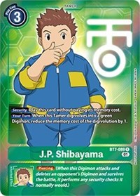 Digimon Card Next Adventure J.P. Shibayama BT7-089 R Alternate Art