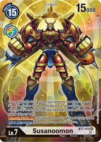 Digimon Card Next Adventure Susanoomon BT7-112 SEC Alternate Art