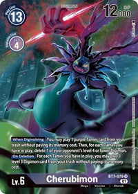 Digimon Card Next Adventure Cherubimon BT7-079 SR Alternate Art