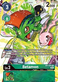 Digimon Card Next Adventure Betamon BT7-044 R Alternate Art