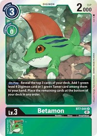 Digimon Card Next Adventure Betamon BT7-044 R