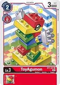 Digimon Card Next Adventure ToyAgumon BT7-007 C