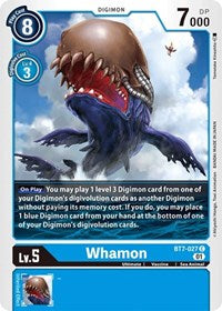 Digimon Card Next Adventure Whamon BT7-027 C
