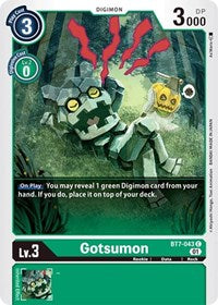 Digimon Card Next Adventure Gotsumon BT7-043 C