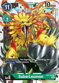 Digimon Card Next Adventure SaberLeomon BT7-052 C