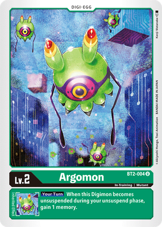 Digimon Card Ver 1.5 Argomon BT2-004 U