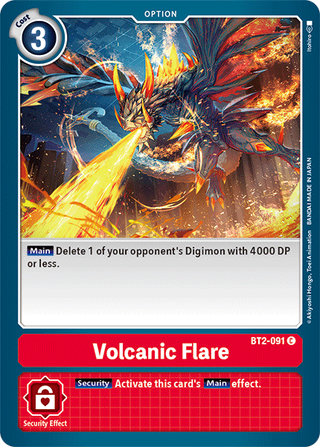 Digimon Card Ver 1.5 Volcanic Flare BT2-091 C