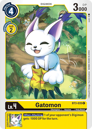 Digimon Card Ver 1.5 Gatomon BT3-035 C